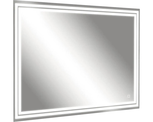 Obdélníkové zrcadlo s LED osvětlením