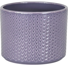 Obal na květináč keramický Dickob Pillar Spot Ø 13,6 x 11,8 cm lesklý fialový