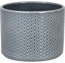 Obal na květináč keramický Dickob Pillar Spot Ø 13,6 x 11,8 cm lesklý šedočerný