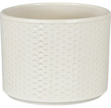 Obal na květináč keramický Dickob Pillar Spot Ø 16,8 x 14,8 cm lesklý bílý
