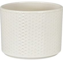 Obal na květináč keramický Dickob Pillar Spot Ø 21,3 x 18,5 cm lesklý bílý