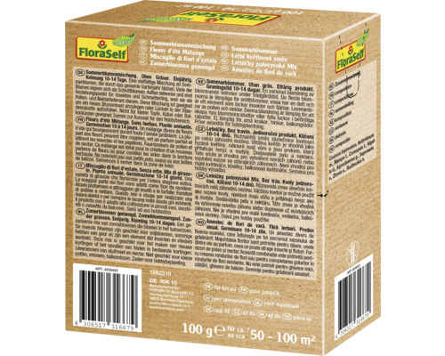 Balení letničkové směsi FloraSelf
