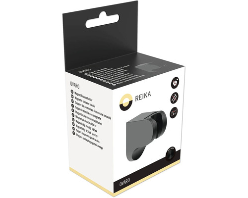 Magnetický držák sprchy Reika Ovaro v balení
