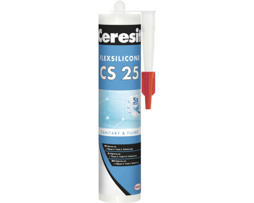 Sanitární silikon Ceresit CS 25 280 ml Clinker