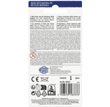 Zadní strana obalu natahovací hračky ježka Forest Love s informacemi o produktu a logy