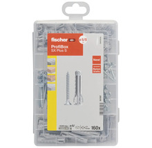 Sada hmoždinek a vrutů Fischer ProfiBox SX Plus S, 160 kusů