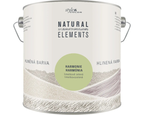 StyleColor NATURAL ELEMENTS jílové barvy bez konzervantů 2,5 l Harmonie