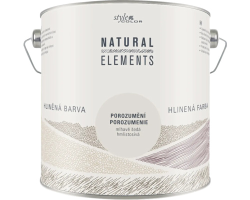 StyleColor NATURAL ELEMENTS jílové barvy bez konzervantů 2,5 l Porozumění