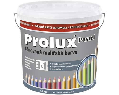 Barva Prolux Pastell tónovaná 0167 šedá betonová 1,5 kg