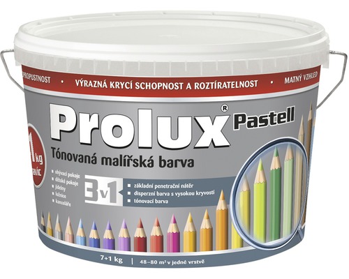Barva Prolux Pastell tónovaná 0167 šedá betonová 7 kg + 1 kg