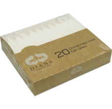 Balení 20 vánočních svíček na stromeček