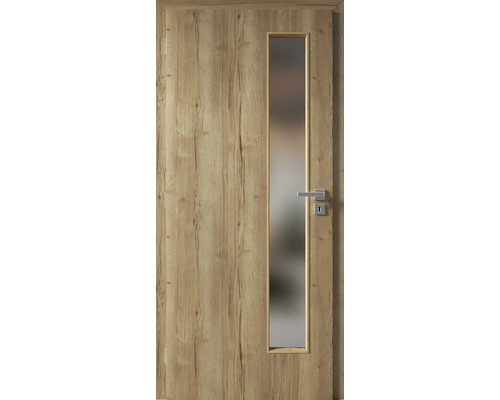 Interiérové dveře ZENIT 22 70L S3D dub halifax prosklené