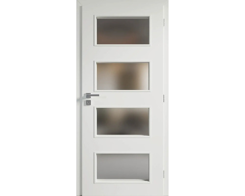 Bílé interiérové dveře ZENIT 28 60P CPL prosklené