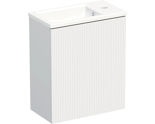 Koupelnová skříňka s umyvadlem Intedoor TRENTA 42 cm bílá matná TRE 42 1D L PU A8916