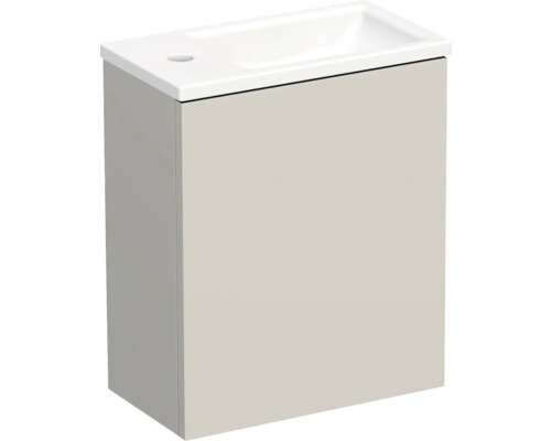Koupelnová skříňka s umyvadlem Intedoor TRENTA 42 cm kašmírová lesklá TRE 42 1D P PU A3026