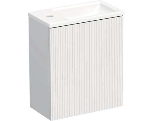 Koupelnová skříňka s umyvadlem Intedoor TRENTA 42 cm bílá matná TRE 42 1D P PU A8916