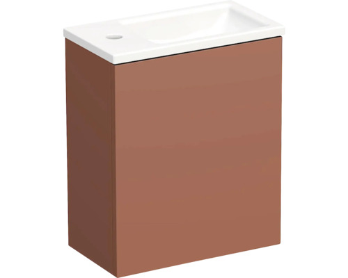 Koupelnová skříňka s umyvadlem Intedoor TRENTA 42 cm cotto matná TRE 42 1D P PU A9556