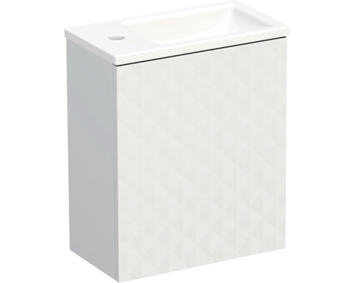 Koupelnová skříňka s umyvadlem Intedoor TRENTA 42 cm bílá matná TRE 42 1D P PU B073