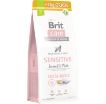 Brit Care krmivo pro psy pro citlivé zažívání a kůži s hmyzem a rybami, udržitelná receptura