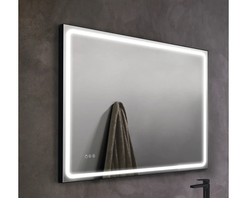 LED zrcadlo do koupelny s osvětlením Jungborn JUNGBORN s ochranou proti zamlžení 60 x 80 cm IP 44