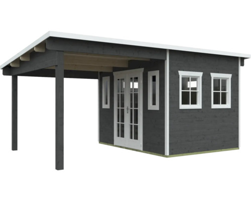 Zahradní domek s verandou ze dřeva