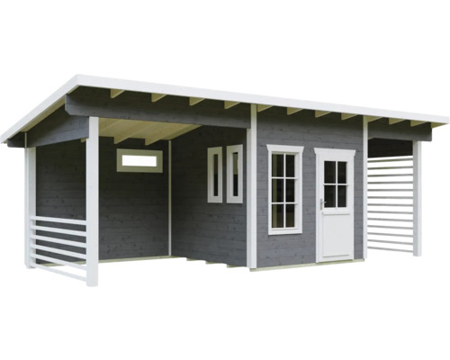 Dřevěný zahradní domek s verandou