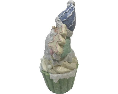 Dekorativní figurka jako Santa Claus ve tvaru cupcake