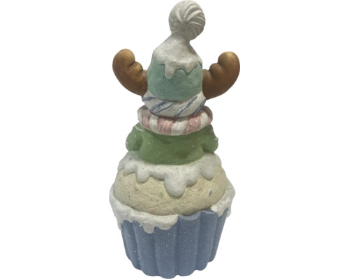 Dekorativní sob na muffinu pro vánoční dekoraci