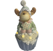 Dekorativní figurka losa s osvětlením jako slavnostní dekorace