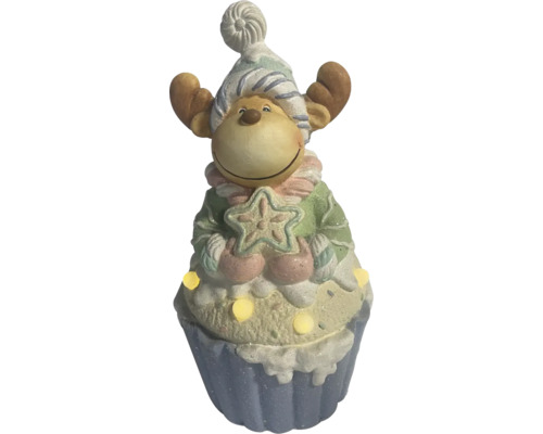 Dekorativní figurka losa s osvětlením jako slavnostní dekorace