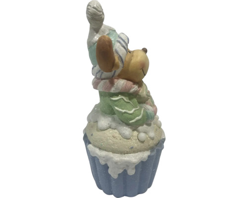 Dekorativní figurka cupcake s medvídkem