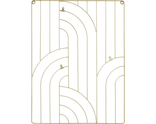 Dekorativní kovová mřížka s geometrickým designem a upevňovacími klipy pro nástěnnou dekoraci