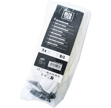 Balení pěti párů malířských rukavic velikosti L