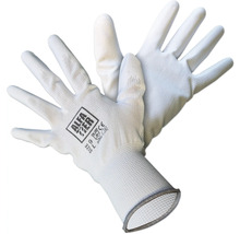Pár bílých pracovních rukavic Alfa Tex