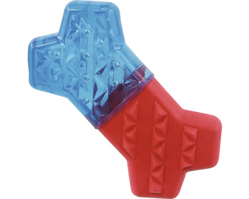 Hračka pro psy chladící kost červeno-modrá