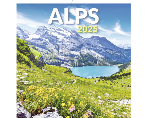 Poznámkový kalendář Alpy 2025