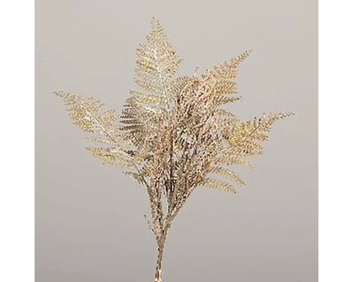 Kapradina zlatá Umělá větev kapradiny pro dekoraci