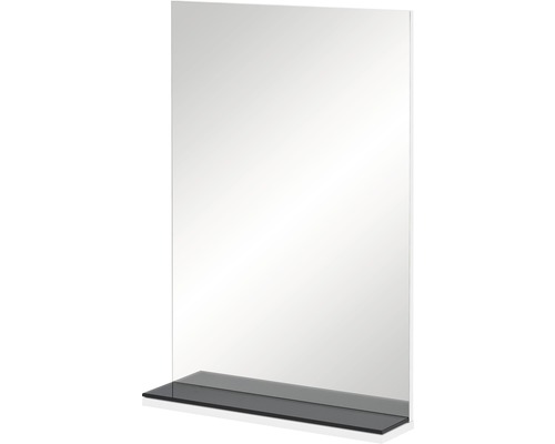 Zrcadlo Möbelpartner Moris 50 x 80 cm leskle bílé