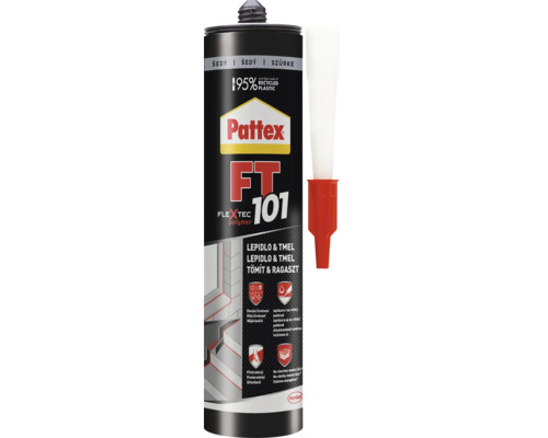 Pattex FT101 lepicí tmel šedý 280 ml Pattex FT101 lepicí tmel šedý 280 ml
