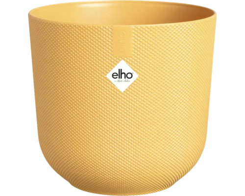 Obal na květináč plastový elho Jazz Ø 23 cm hořčičný