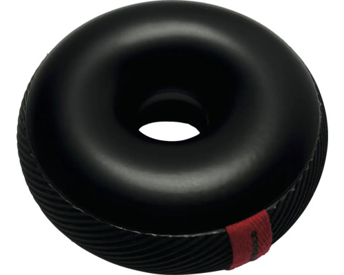 Dveřní zarážka DOORNUT Ø 106 x 42 mm, volně stojící, matná černá