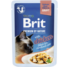 Brit Premium by Nature krmivo pro kočky s kuřecím masem pro sterilizované kočky