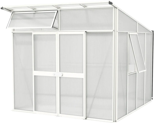 Skleník s oknem pro zahradničení