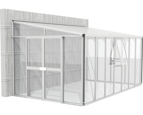 Skleník ze skla a hliníku