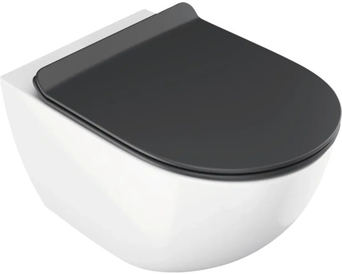 Závěsný záchod s toaletním sedátkem