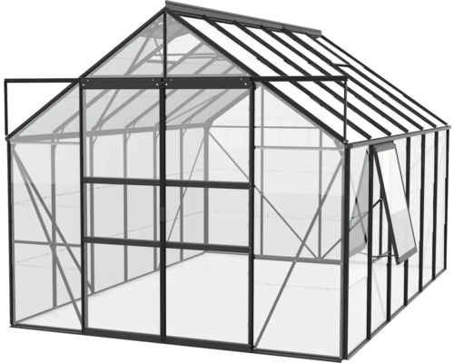 Skleník s rámem a okny