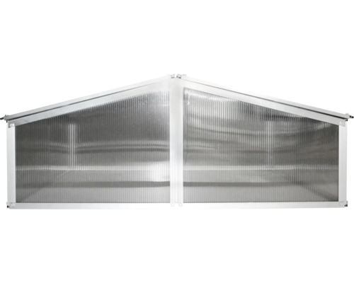 Skleník s rámem a dvouvrstvými deskami