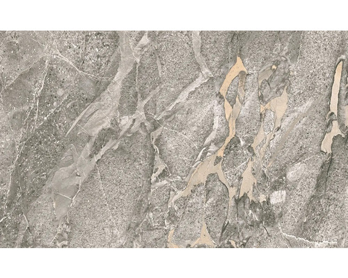 Šedá porcelánová dlaždice se vzhledem mramoru