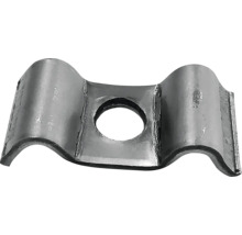 Kovová trubková objímka s upevňovacím otvorem