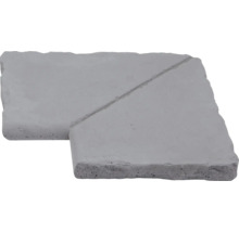 Bazénový lem Bradstone Old Town roh 45 x 45 x 4 cm břidlicově šedý